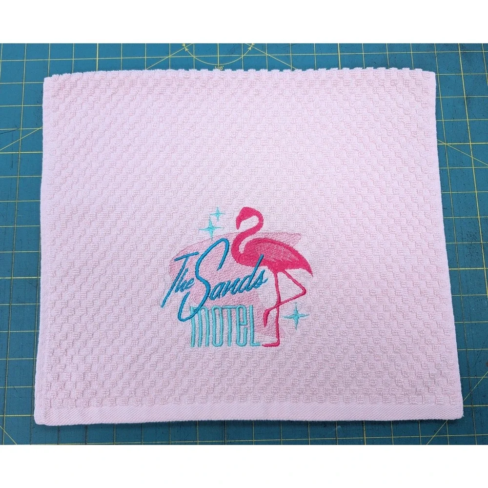 The Sands Hotel Retro Mid Century Modern Kitchen Bath Bar Towel Great Gift Idea!